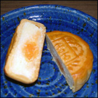 玉子 2 個入り椰子月餅@自宅