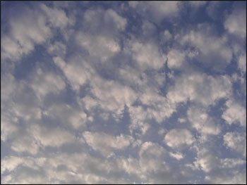 夏の終わりの空, sky, late in summer.