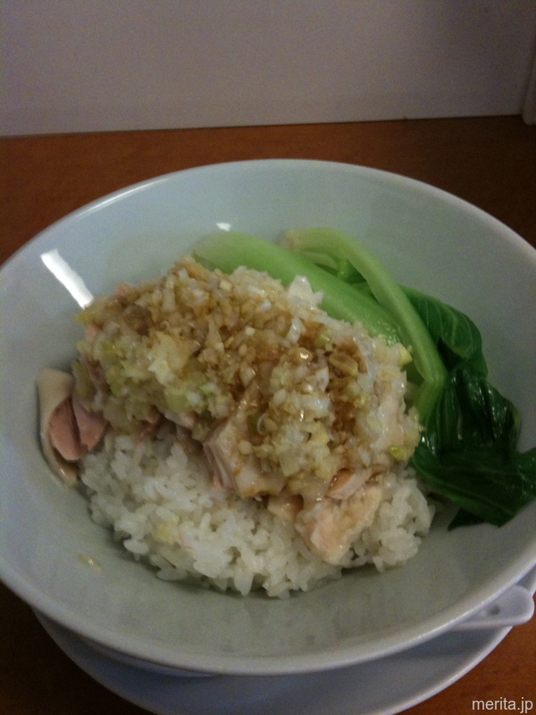 陳白切鶏飯 (陳さんの蒸し鶏ご飯) @隆蓮.横浜中華街