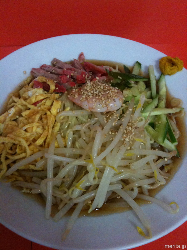 冷やし中華 @雲龍.横浜中華街