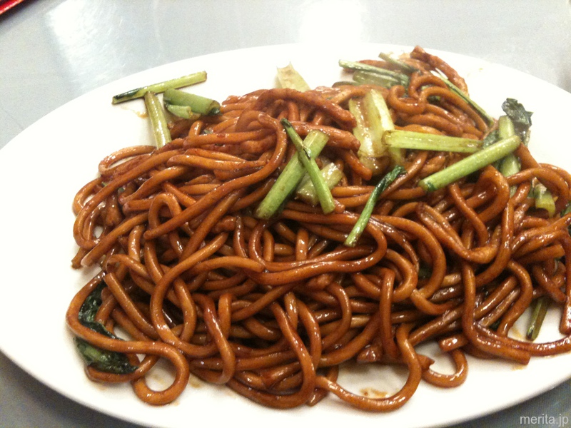 上海炒麺 (上海焼きそば) @萬来亭.横浜中華街