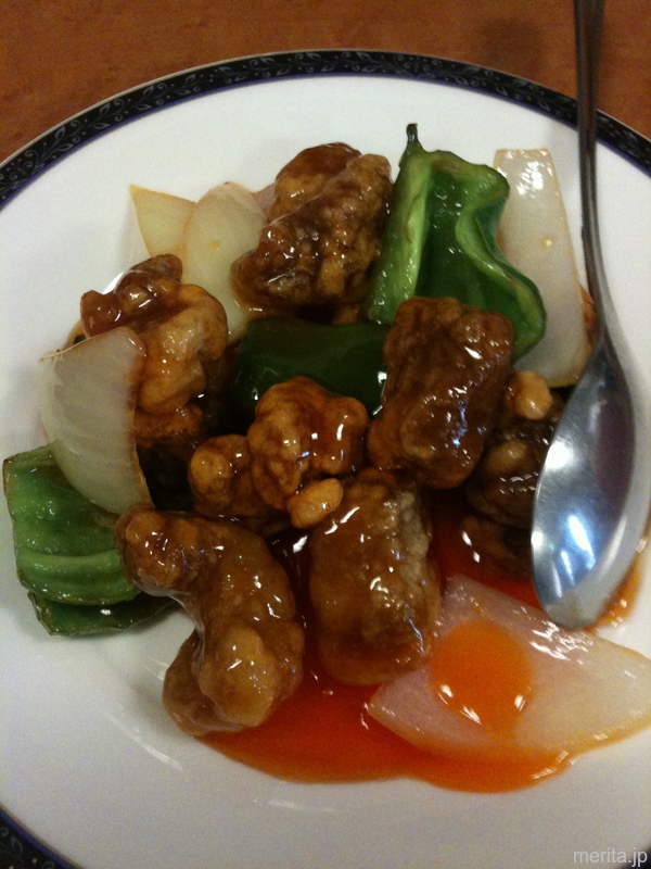 粤式古老肉 (広東式すぶた) @隆蓮.横浜中華街