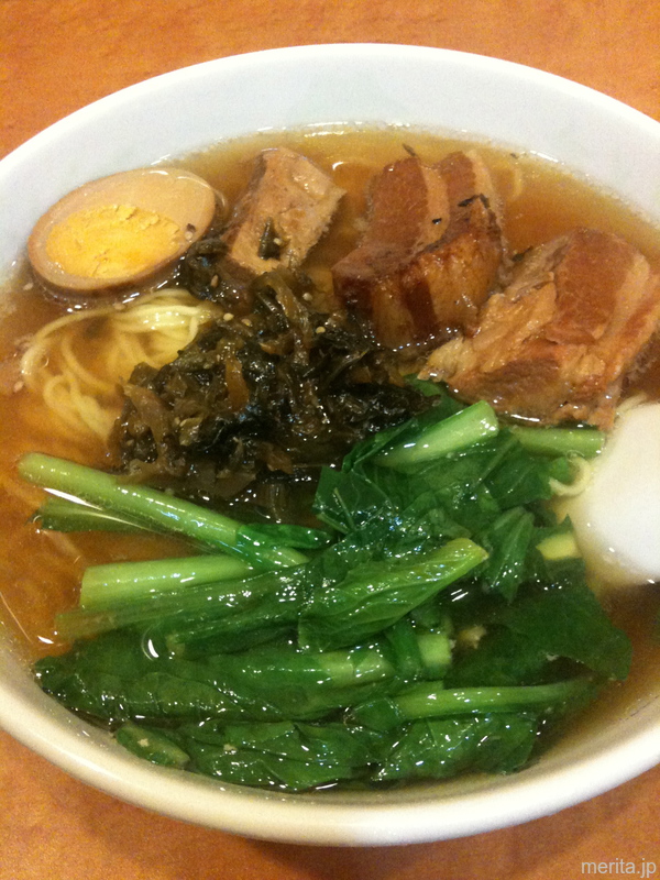 魯肉麺 (ルーローミェン、ローバーミー) @秀味園.横浜中華街