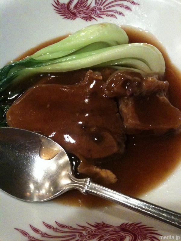牛タン、牛アキレス腱醤油煮込み @一楽.横浜中華街