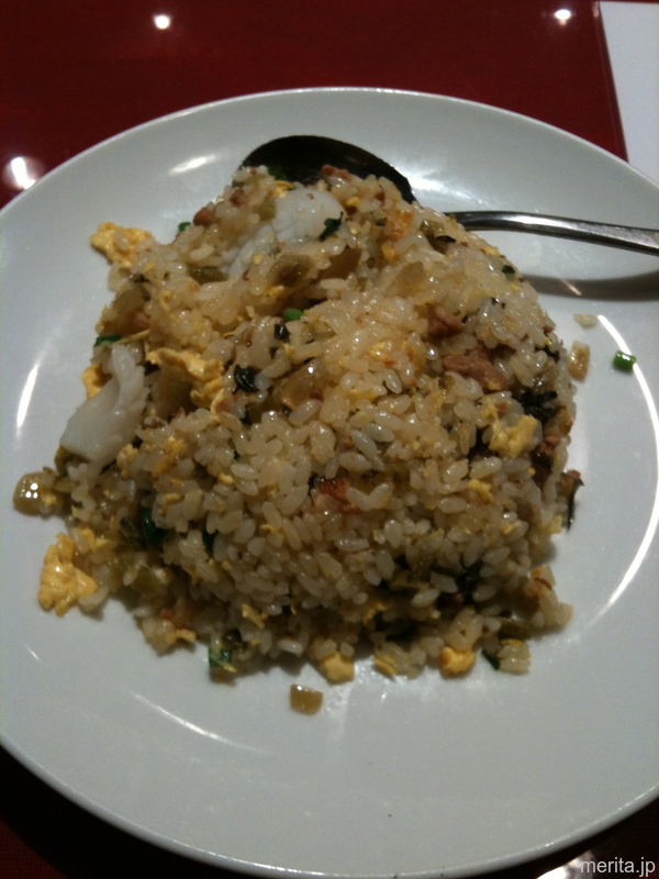 咸菜炒飯 (高菜入りチャーハン) @四五六菜館新館.横浜中華街