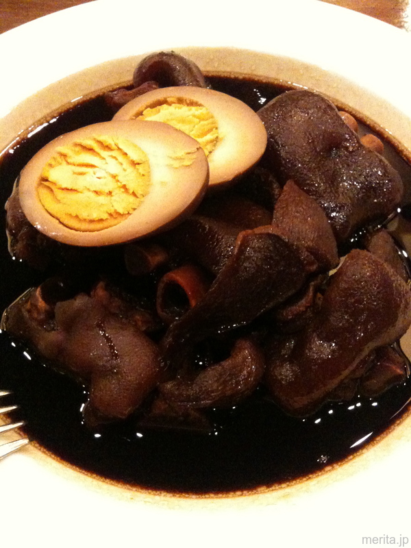 横財就手 (広東風豚足、生姜・卵の黒甘酢煮込み) @同發別館.横浜中華街