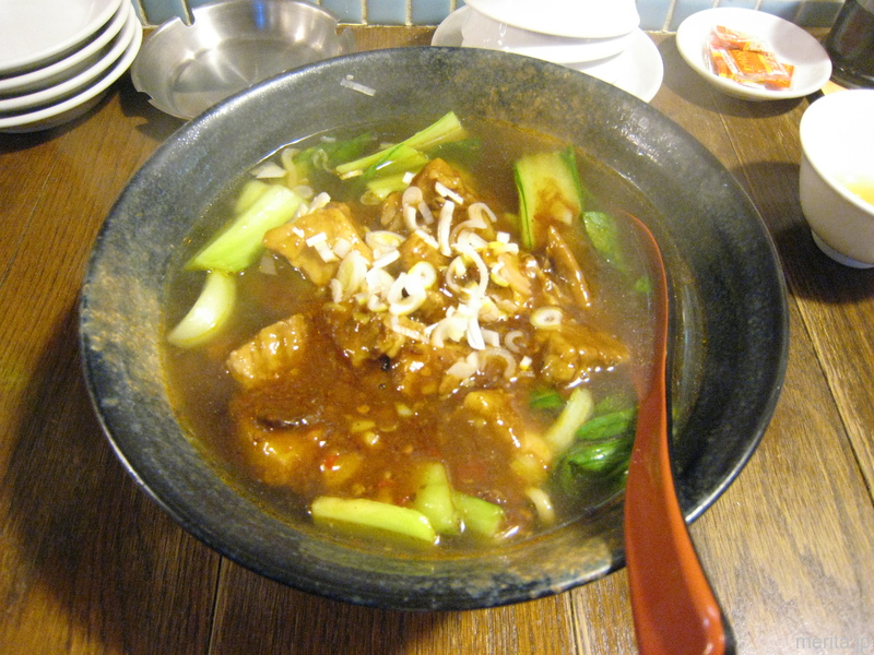 牛腩麺 (牛バラ麺) 新錦江 @新錦江.横浜中華街