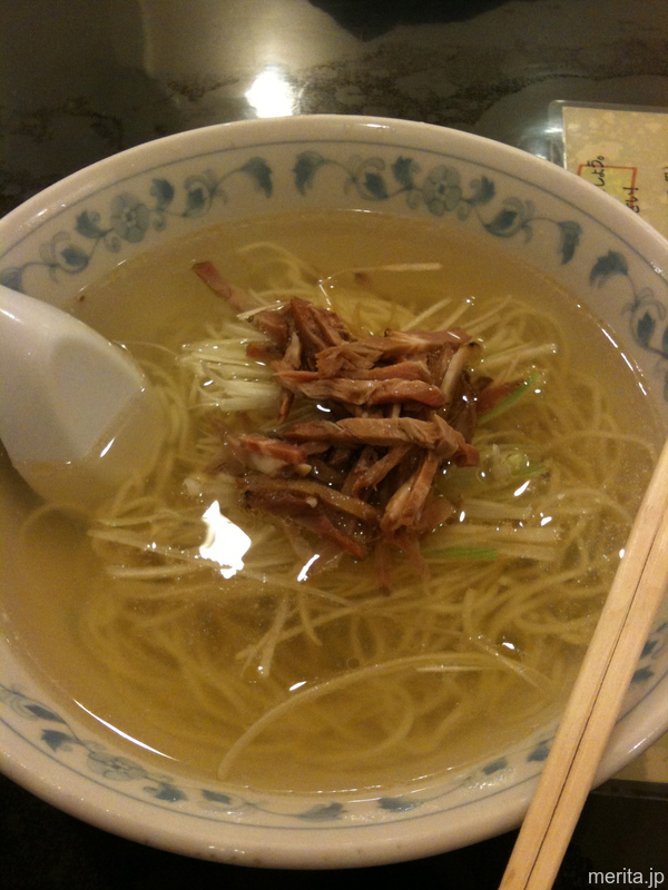 葱油面 (ねぎそば) @海南飯店.横浜中華街