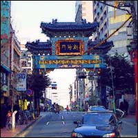 横浜中華街朝陽門